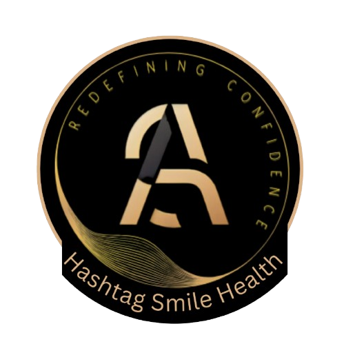 Logo Hashtag dental clinic near me - hashtag smile health