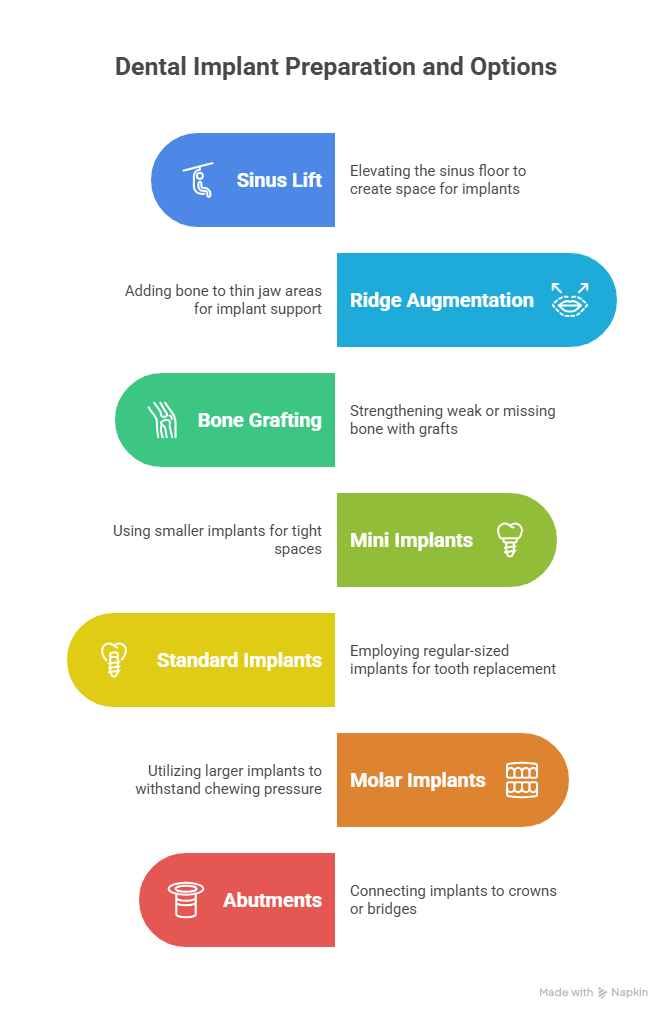 dental implants guide pre-treatment procedures and custom options