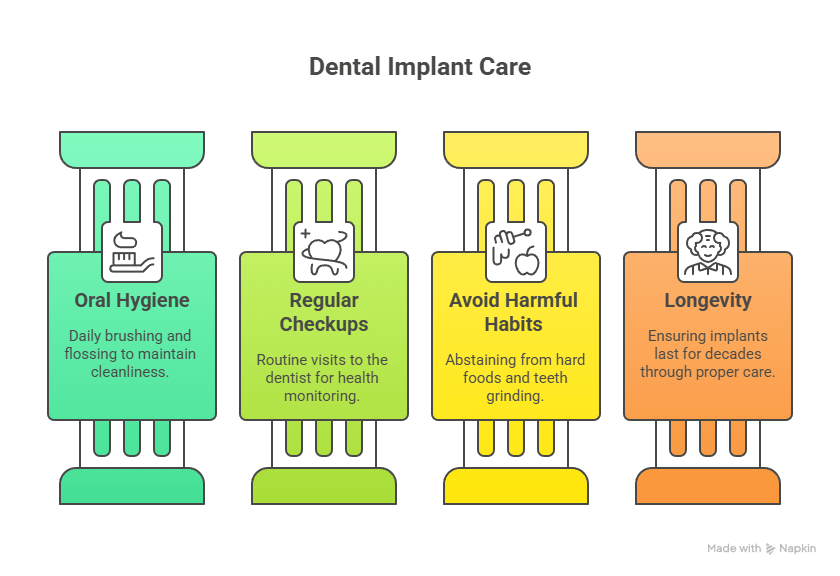 how to take care of your dental implants